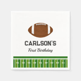 Guardanapo De Papel Primeira Festa de aniversário de Futebol