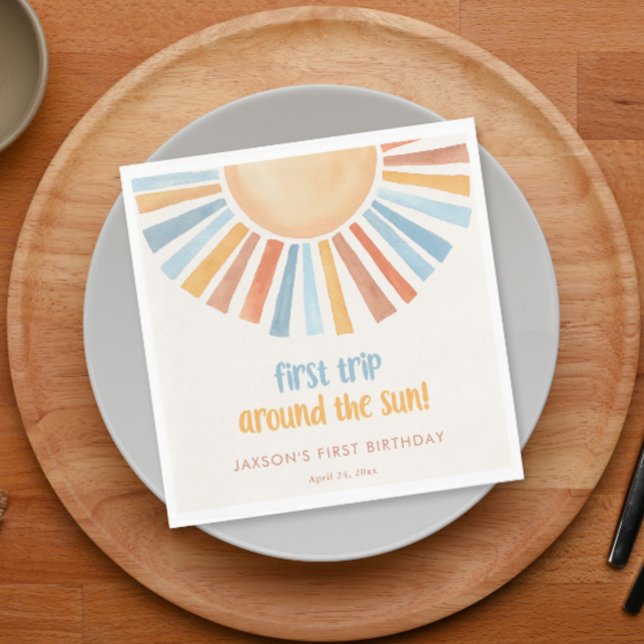 Guardanapo De Papel Primeira viagem à volta da primeira festa de anive (Criador carregado)