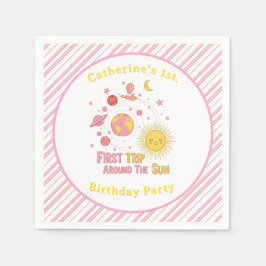 Guardanapo De Papel Primeira Viagem À Volta Da Rapariga Solar 11ruas. 