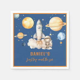 Guardanapo De Papel Primeira viagem ao redor do Sol no Aniversário