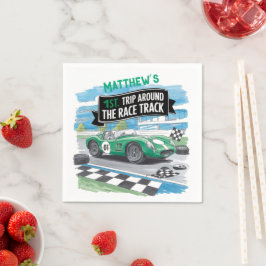 Guardanapo De Papel Primeira viagem em volta da pista de corrida