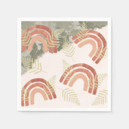 Guardanapo De Papel Primeiro aniversario arco-íris