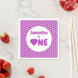 Guardanapo De Papel Primeiro aniversario cardíaco