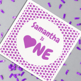 Guardanapo De Papel Primeiro aniversario cardíaco