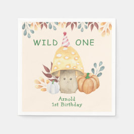 Guardanapo De Papel Primeiro aniversário da Little Mushroom