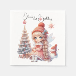 Guardanapo De Papel Primeiro aniversario da Primeira Rapariga