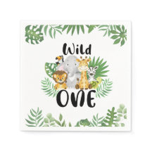 Primeiro aniversario de Animais Safari Selvagens C