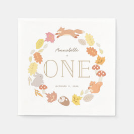 Guardanapo De Papel Primeiro aniversario de queda de árvores