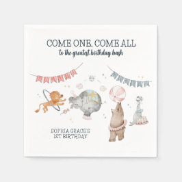 Guardanapo De Papel Primeiro aniversario de Tema do Carnaval do Partid