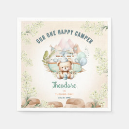 Guardanapo De Papel Primeiro aniversario de Verão Feliz