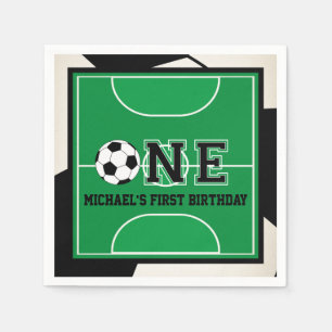 Guardanapo De Papel Primeiro Aniversário do Futebol Napkins