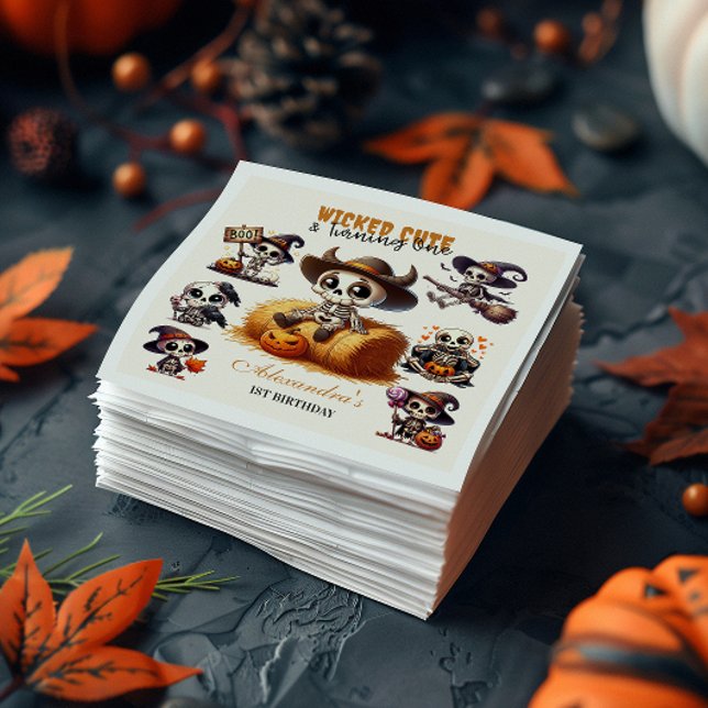 Guardanapo De Papel Primeiro Aniversário do Halloween Ocidental, Um De (Criador carregado)