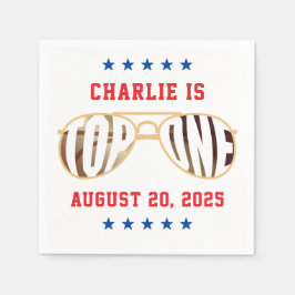 Guardanapo De Papel Primeiro Aniversário do Primeiro Piloto de Combate