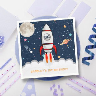 Guardanapo De Papel primeiro aniversario Espacial Exterior do Astronau