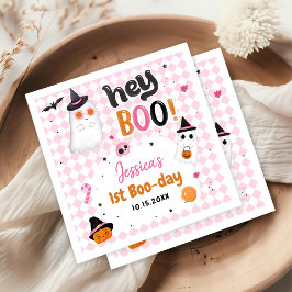 Guardanapo De Papel Primeiro aniversario Fantasma Rosa Halloween