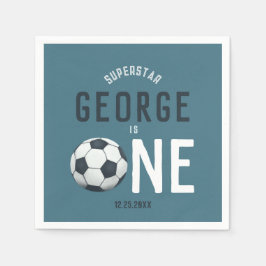 Guardanapo De Papel Primeiro aniversario para Meninos Blue Sports Kids