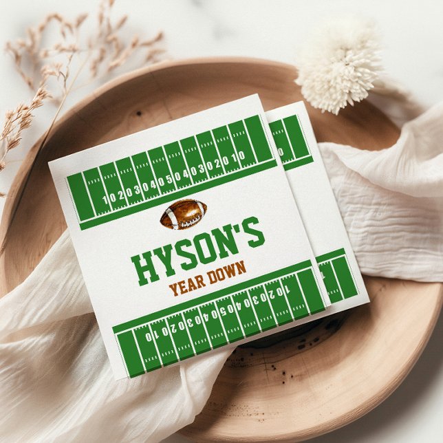 Guardanapo De Papel Primeiro Ano de Redução | Festa de primeiro aniver (Criador carregado)