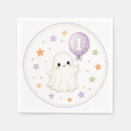 Guardanapo De Papel Primeiro Boo Fantasma | Aniversário de um ano no H
