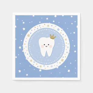 Guardanapo De Papel Primeiro Dente e Estrelas - Papel Napkin