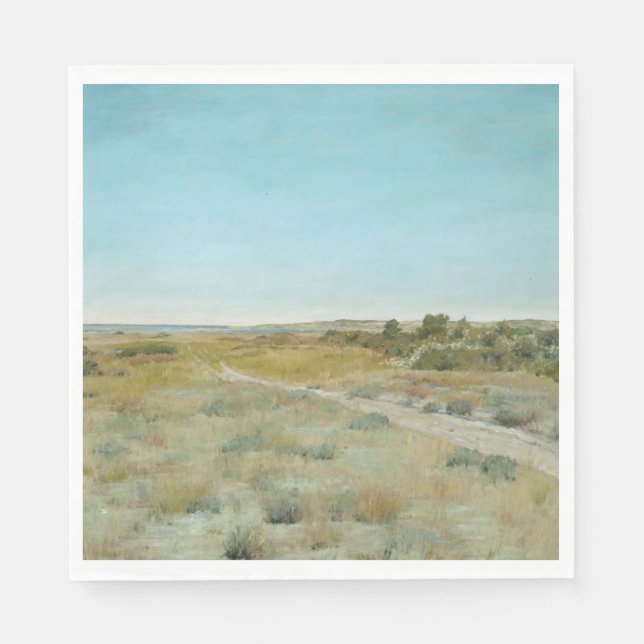 Guardanapo De Papel Primeiro Toque do outono: Paisagem no Estado de No (Frente)