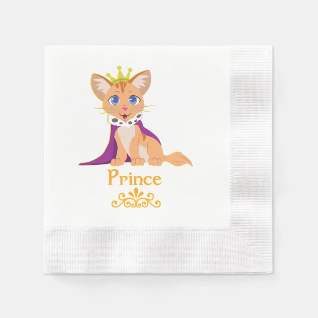 Guardanapo De Papel Prince Kitten (Frente)