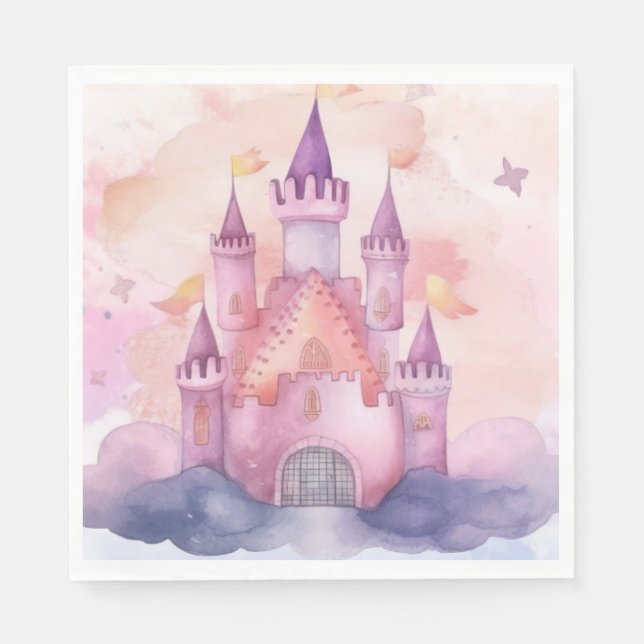 Guardanapo De Papel princesa de aniversário (Frente)