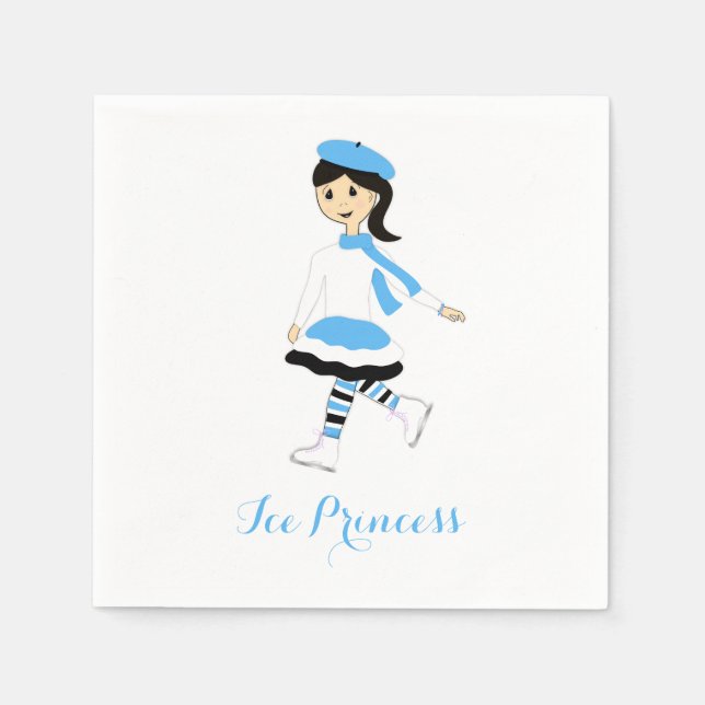 Guardanapo De Papel Princesa de Gelo (Frente)