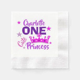 Guardanapo De Papel Princesas primeiros aniversarios Bonitas Personali