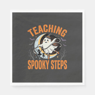Guardanapo De Papel Professor de Dança de Halloween Passos Assustadore
