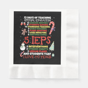 Guardanapo De Papel Professora de Educação Especial Engraçado de Teatr