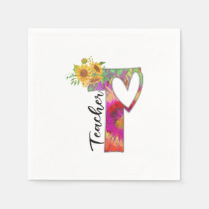 Guardanapo De Papel Professora de Flores de Arte