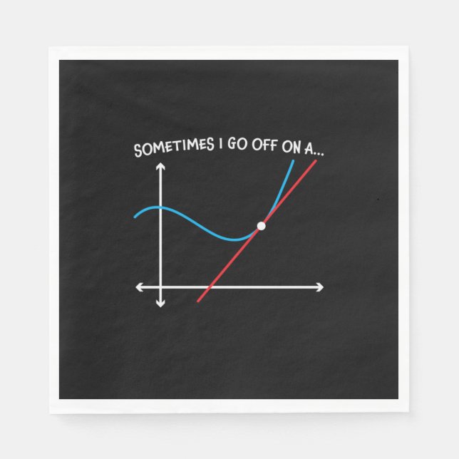 Guardanapo De Papel Professora De Matemática Às Vezes Eu Vou Embora (Frente)
