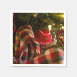 Guardanapo De Papel Profundidade De Uma Árvore De Natal