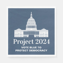 Guardanapo De Papel Projeto 2024 Votação pela Democracia