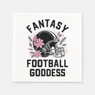 Guardanapo De Papel Projeto da Deusa Esportiva Fantasia de Futebol