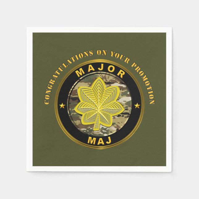 Guardanapo De Papel Promoção de Major MAJ   (Frente)