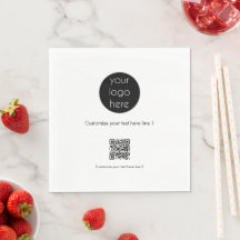 Promocional da empresa de logotipo comercial perso