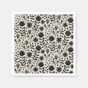Guardanapo De Papel Protea Floral Block Impressão Millefleur