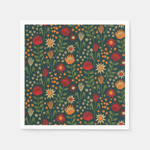 Guardanapo De Papel Protea Floral Block Impressão Millefleur dardos
