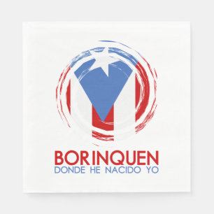 Guardanapo De Papel Puerto Rico Borinquen