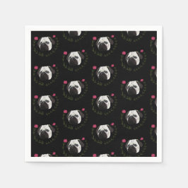 Guardanapo De Papel Pug Face, Arte Canina