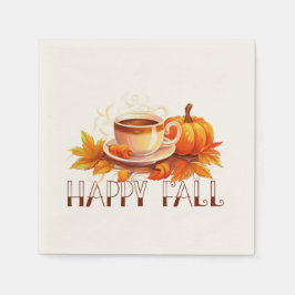 Guardanapo De Papel Pumpkin de Café Feliz
