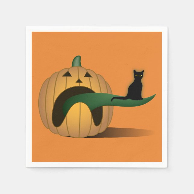 Guardanapo De Papel Pumpkin Disgust (Frente)