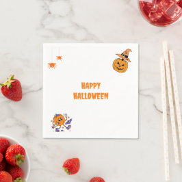 Guardanapo De Papel Pumpkin do Partido do Halloween