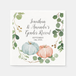 Guardanapo De Papel Pumpkin Greenery Sexo Floral