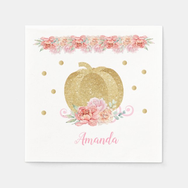 Guardanapo De Papel Pumpkin Paper Napkin (Frente)