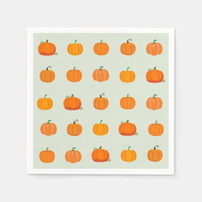 Guardanapo De Papel Pumpkin Patch (Frente)