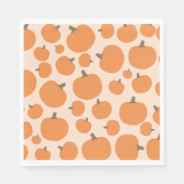 Guardanapo De Papel Pumpkin Pattern (Frente)