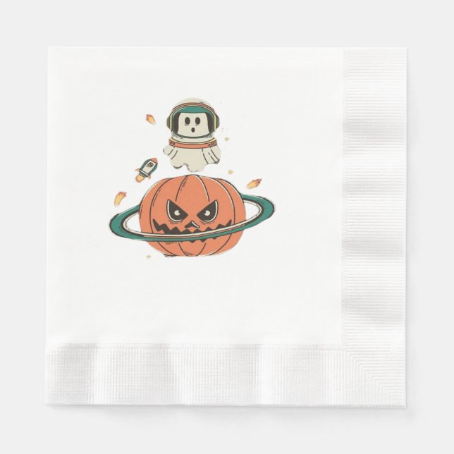 Guardanapo De Papel Pumpkin Planet (Frente)