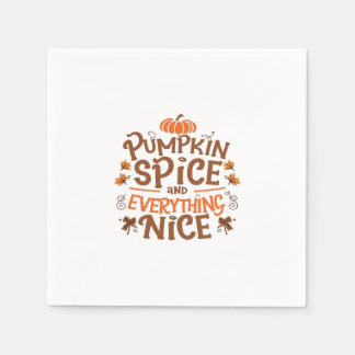 Guardanapo De Papel Pumpkin Spice E Tudo Básico E Essencial